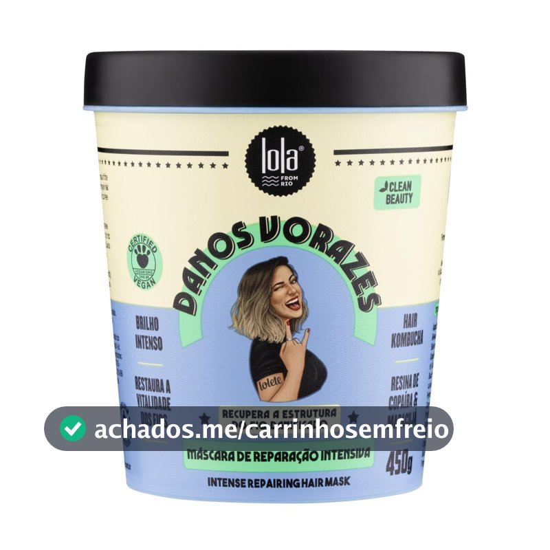 Danos Vorazes Máscara de Tratamento 450g , Lola Cosmetics