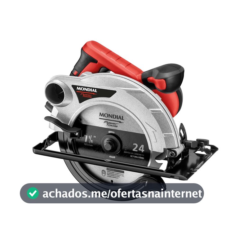 MONDIAL Serra Circular, Vermelho, 1500W, 220V - FSC-04