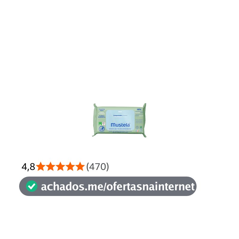 Mustela Toalhas Compostáveis Com Perfume 60 Unidades - Lenços Umedecidos Perfumados E Suaves Para Higiene Do Rosto Ao Bumbum – Com 99% De Ingredientes Naturais – Bebê E Criança