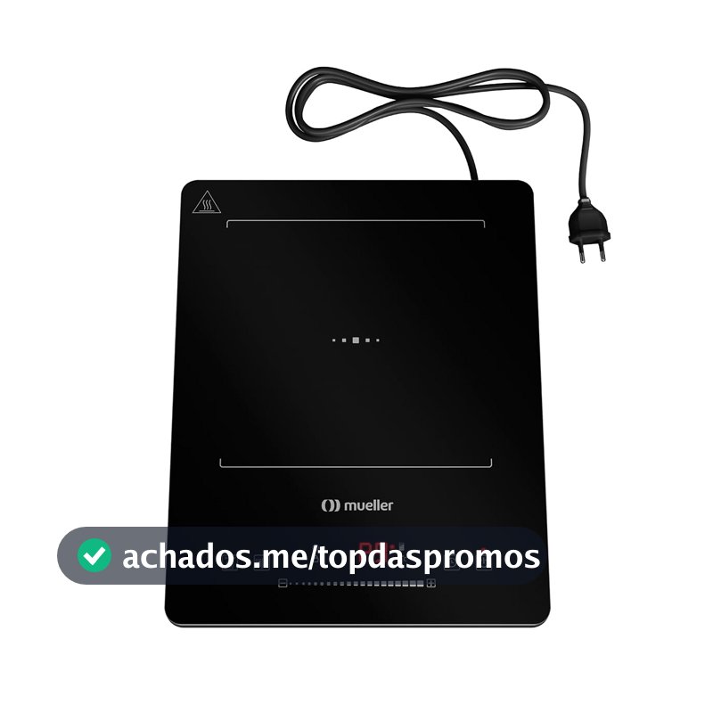 Cooktop de Indução Portátil Mueller 1 Boca MCN1BK Bivolt
