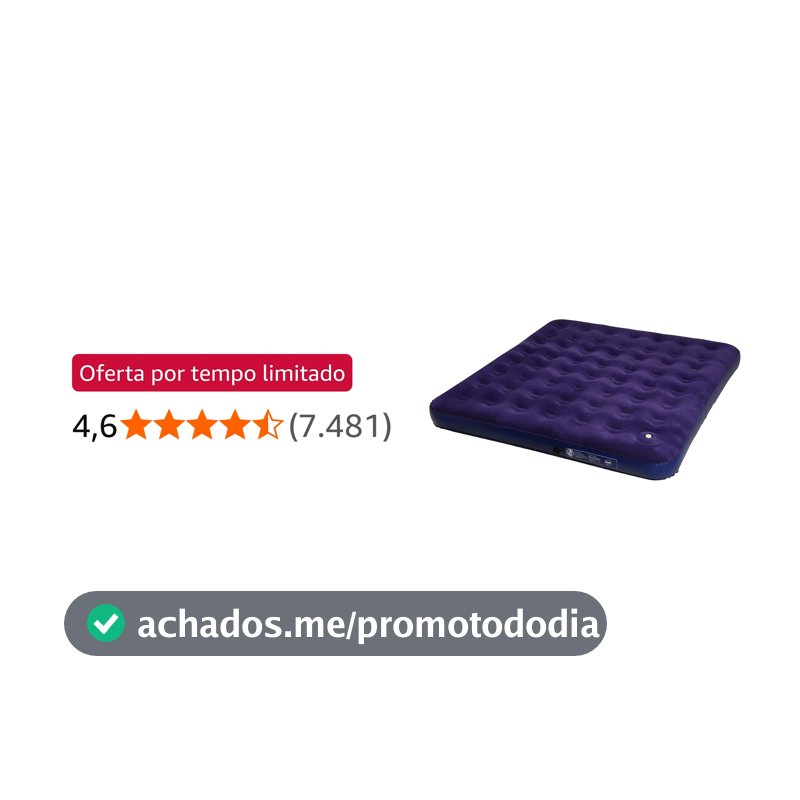 Mor Life - Colchão Inflável Multiuso King com Fole