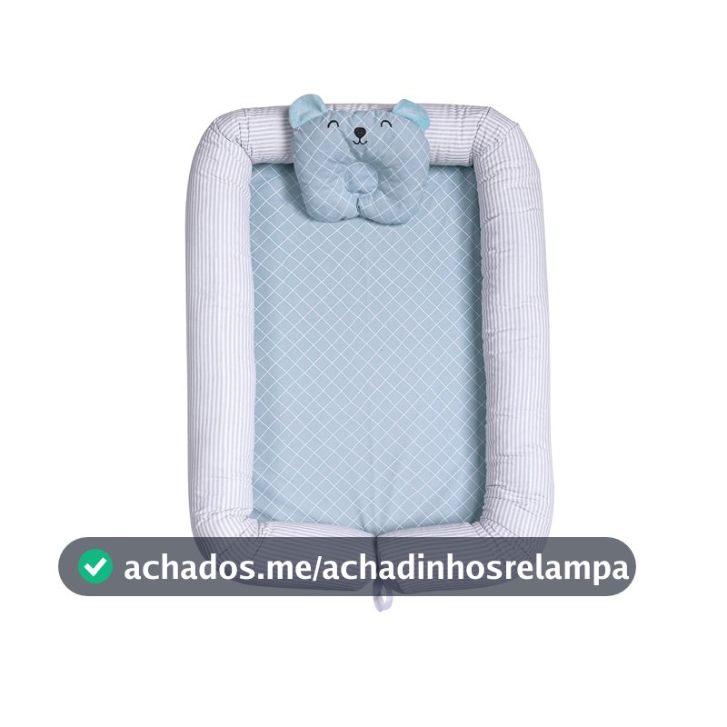 Papi Textil Ninho Redutor De Berço C/Travesseiro Papi Friends 70Cm X 50Cm X 14Cm Contem 02 Peças