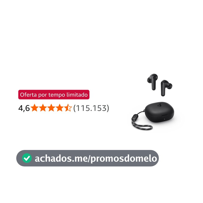 soundcore P20i da Anker, Fone de Ouvido Bluetooth 5.3 Sem Fio, 2 Mics IA