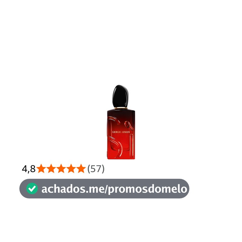 Armani Beauty, Sì Passione Intense Eau de Parfum, Giorgio Armani Perfume Feminino, Fragrância Floral, Ambarada e Intensa com Notas de Jasmim, Baunilha e Pera