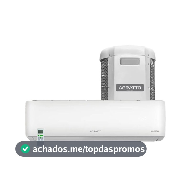 Ar Condicionado Split Inverter Agratto Zen Top 9000 BTU/h Frio ZICST9F - 220 Volts