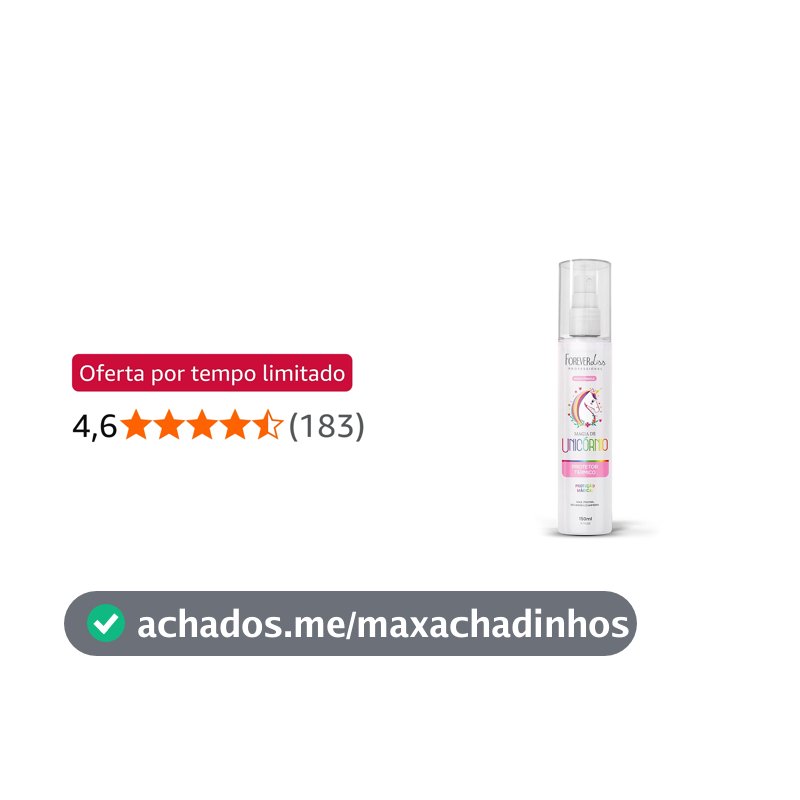Protetor Térmico Magia de Unicórnio Forever Liss 150ml
