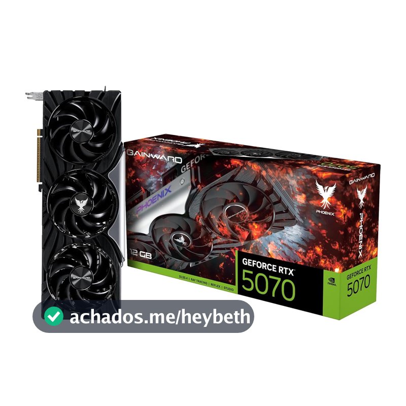 GAINWARD Placa gráfica RTX 5070 Phoenix 12GB GDDR7 192bit 3-DP HDMI NE75070019K9-GB2050X VD9017