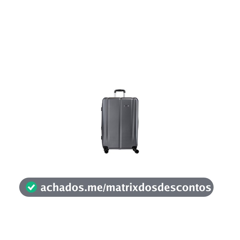 Mala de Viagem Sestini Grande em com Rodas 360º Gama 4, Grafite