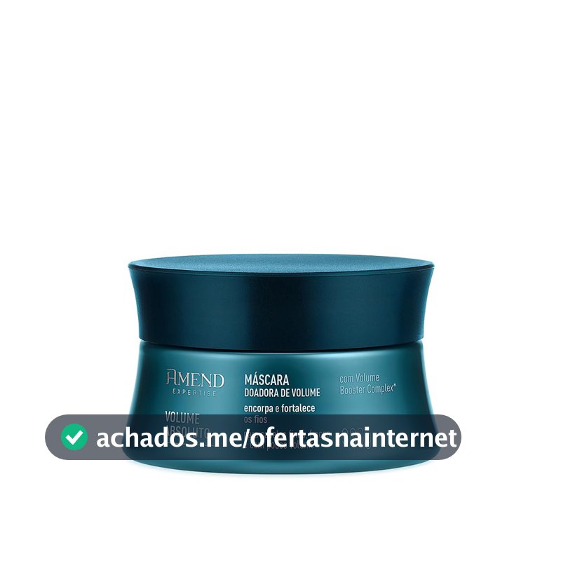 Máscara Capilar Amend Volume Absoluto, 300g