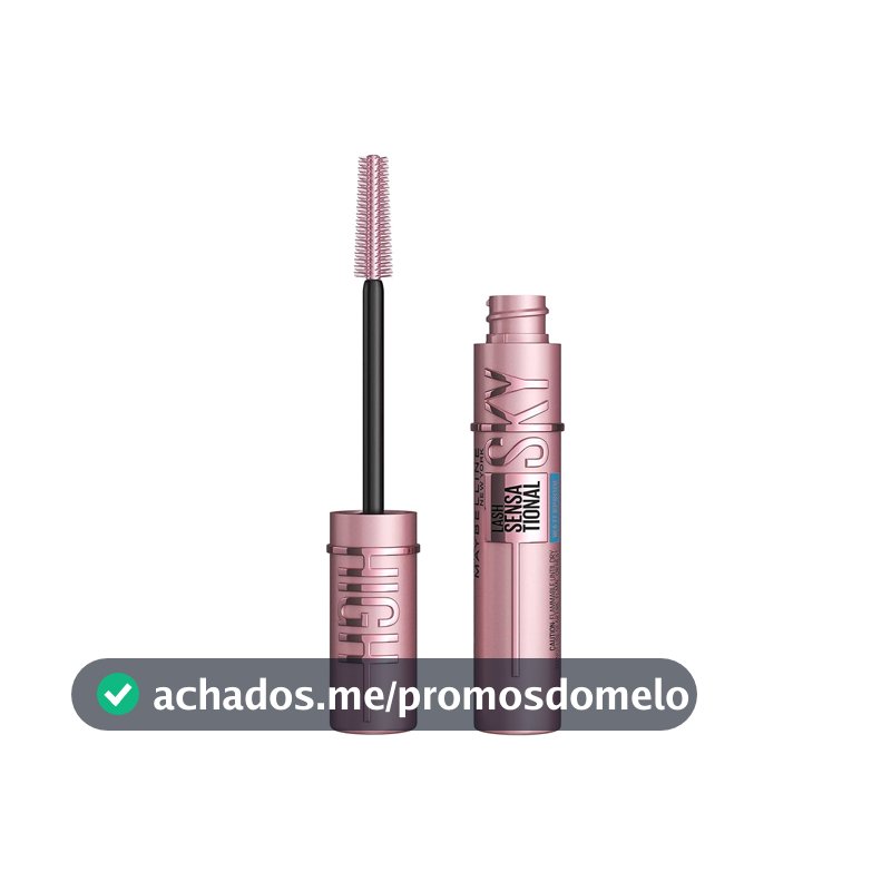 Maybelline Ny Máscara de Cílios Lash Sensational Sky High À Prova D'Água, Preto 6 ml