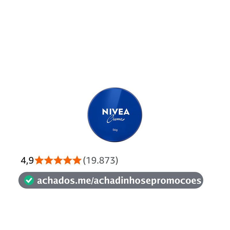 NIVEA Creme Hidratante Lata 56g, Hidratação Profunda 24h, Corporal, Uso Diário, Multibenefícios, Todas as Peles