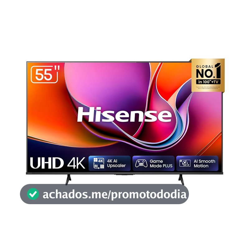 Hisense Smart TV 4K 55" Polegadas 55A6NV