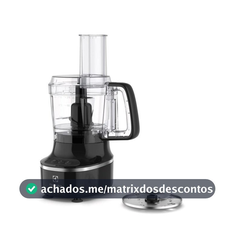 Processador de Alimentos 3 em 1 2 velocidades pulsar compacto 710 ML potencia 300W Electrolux EFP500 127V