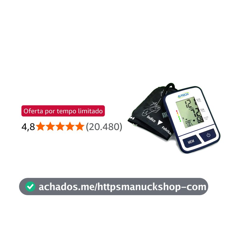 G-Tech BSP11, Aparelho de Pressão Digital Automático de Braço(22-36cm)