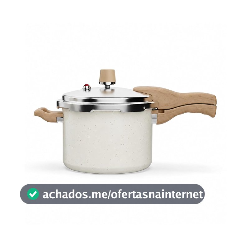 Panela De Pressão 4,4L Antiaderente Cerâmico Indução - Oikos