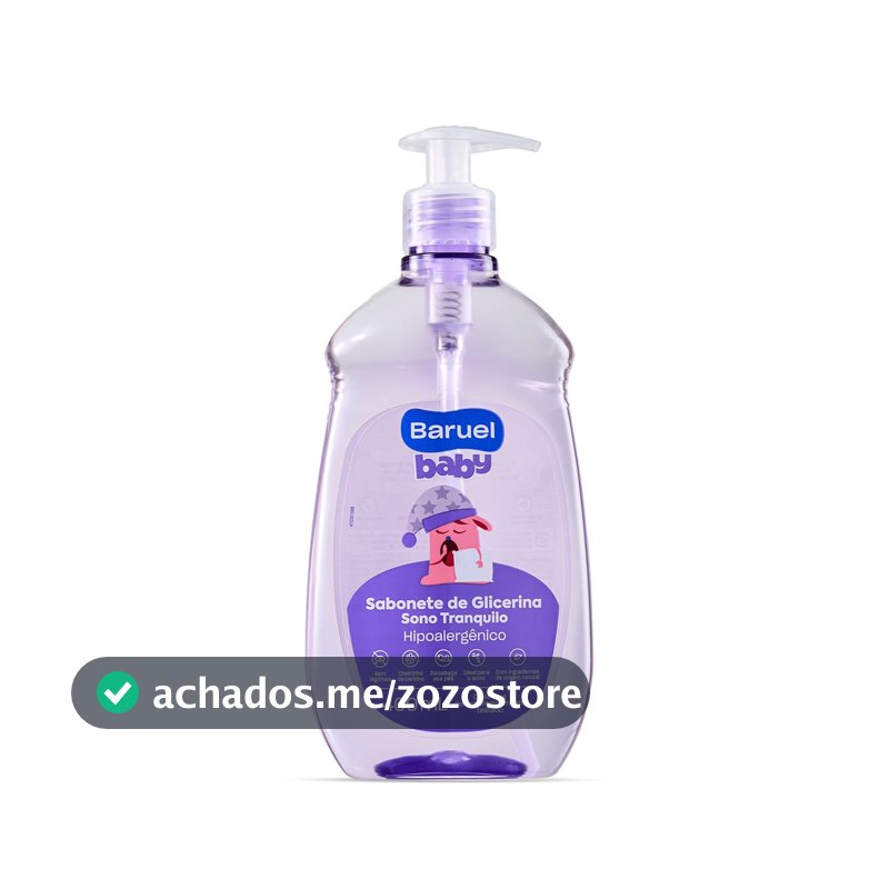 Sabonete Infantil Líquido Sono Tranquilo 400ml – Baruel Baby