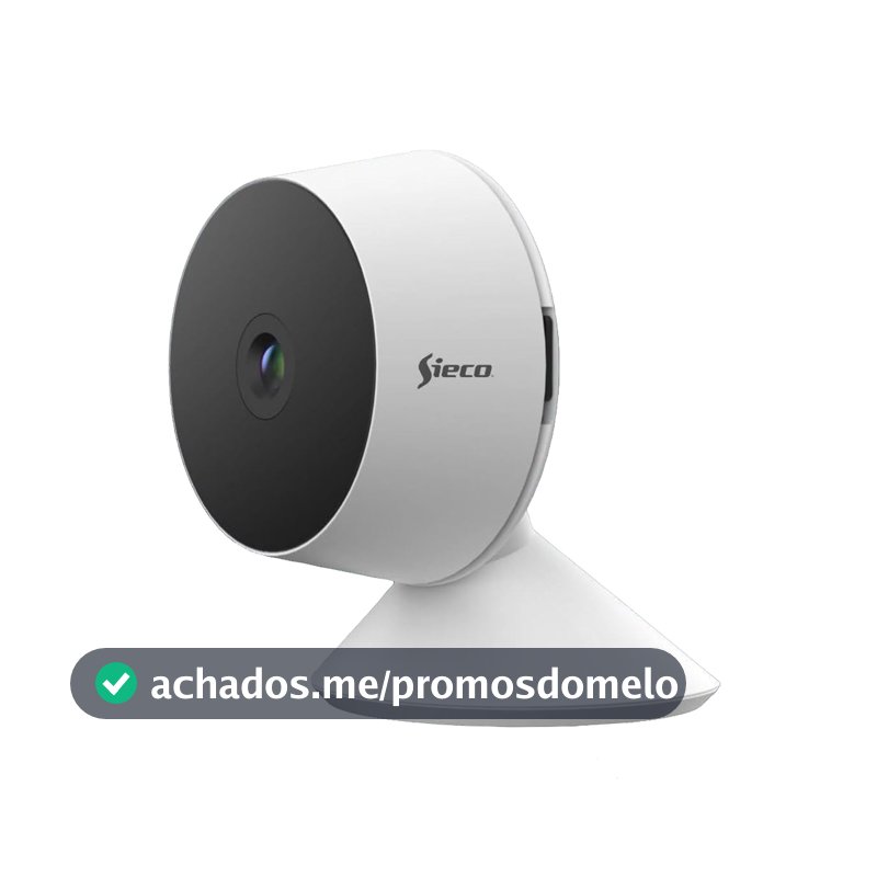 Sieco Câmera de Segurança Wi-Fi S30, 1080p Full HD, Áudio Bidirecional, Detecção de Movimento, Armazenamento até 512GB, Monitoramento Remoto - Garantia de 3 anos