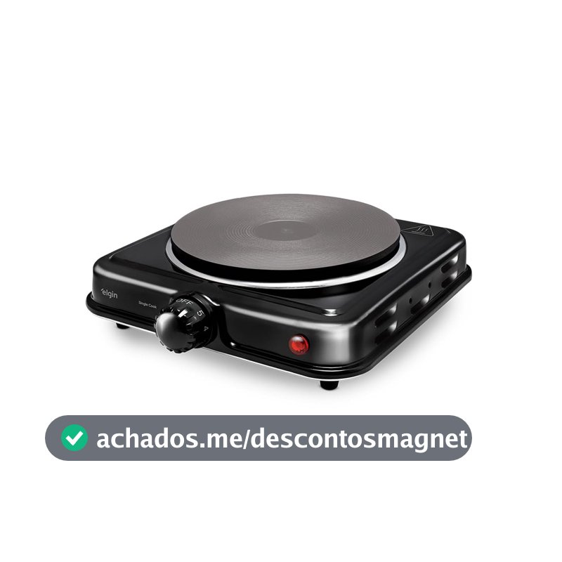 Fogão Elétrico Portátil Cooktop Elgin Single Cook 1 Boca - 110V