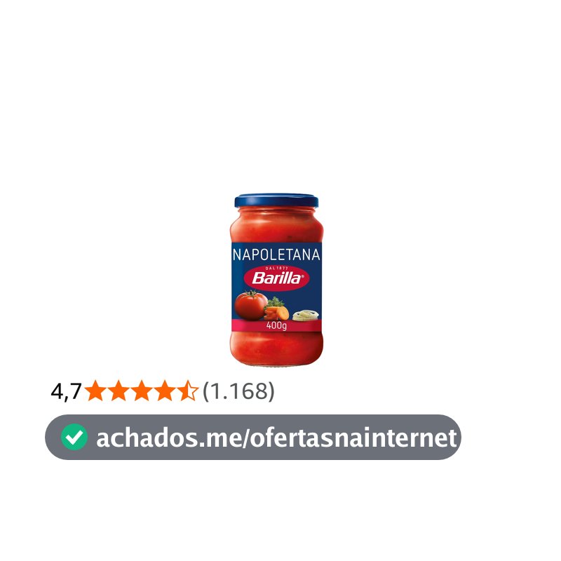 Barilla Molho de Tomate Napoletana 400g