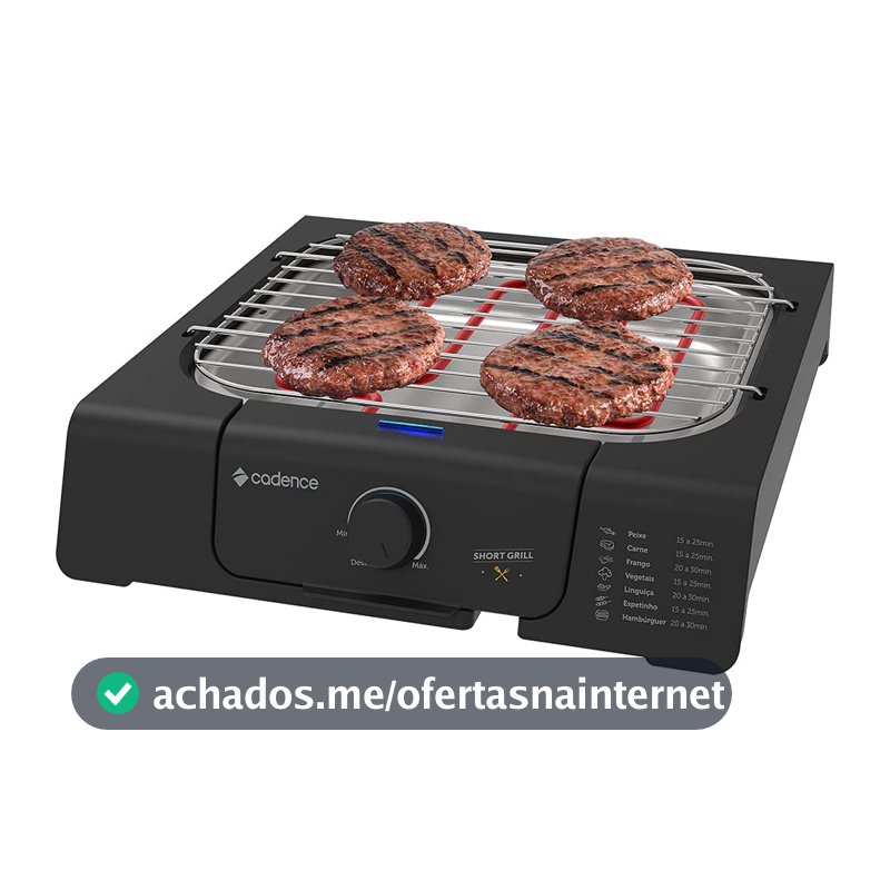 Churrasqueira Elétrica Cadence Short Grill - 127V