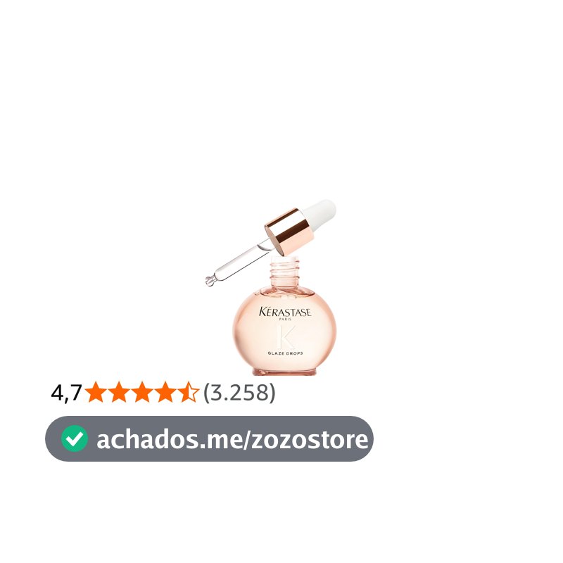 Kérastase Gloss Absolu Glaze Drops – Finalizador para Todos os Tipos de Cabelos com Tendência ao Frizz, com Óleo de Rosa Silvestre – Potencializa Brilho, Elasticidade e Maciez 45ml
