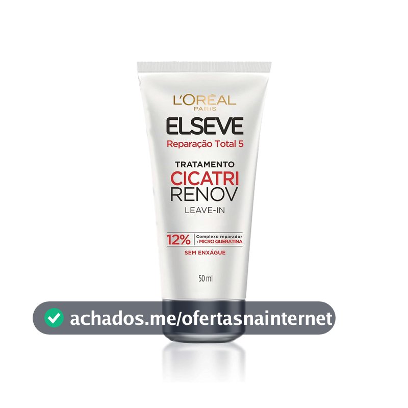 Leave-in Capilar L'Oréal Paris Elseve Reparação Total 5, 50ml