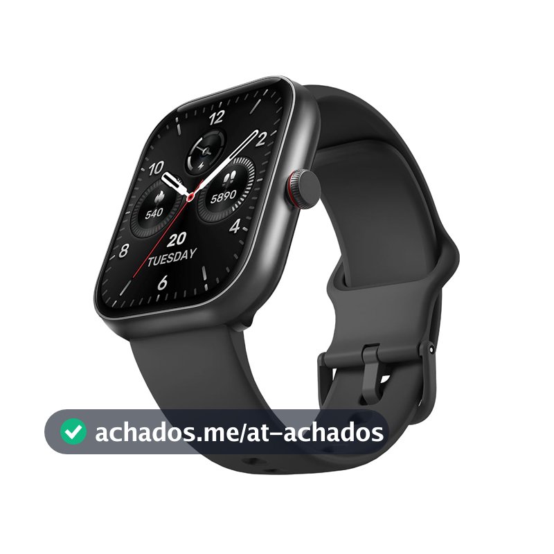 Bettdow SmartWatch, relogio smartwatch com 1.91" Ecrã tátil e AI, à prova d'água IP68, relogio feminino e masculino com 100+ Modos Esportivos Faz e Recebe Ligações(preto)