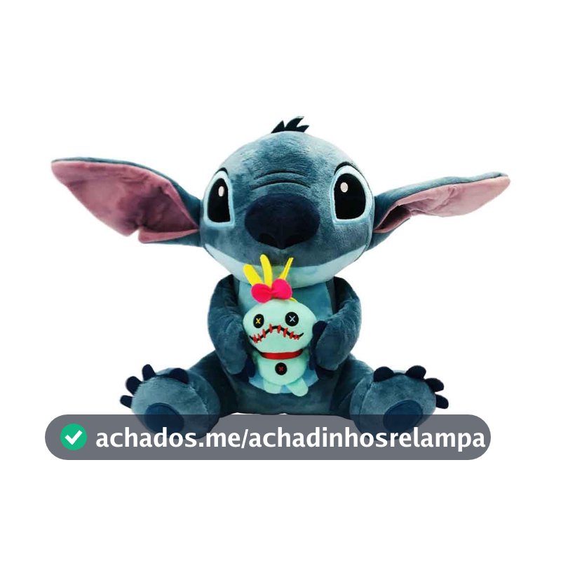Fun Divirta-se - Disney Pelúcia Stitch e Scrump 33cm