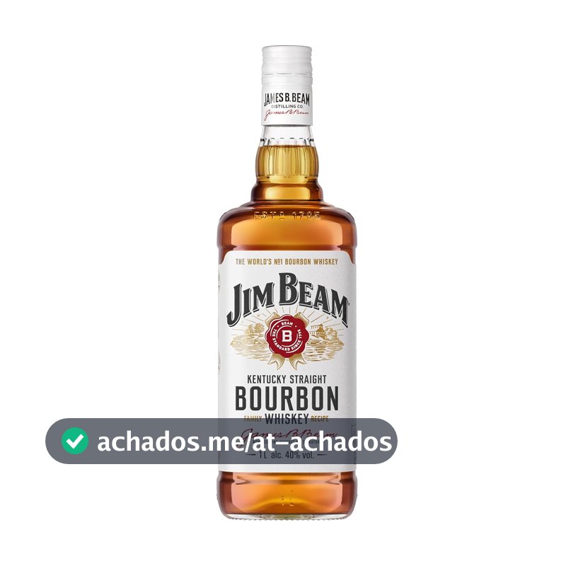 Bourbon Whiskey Jim Beam White 1L