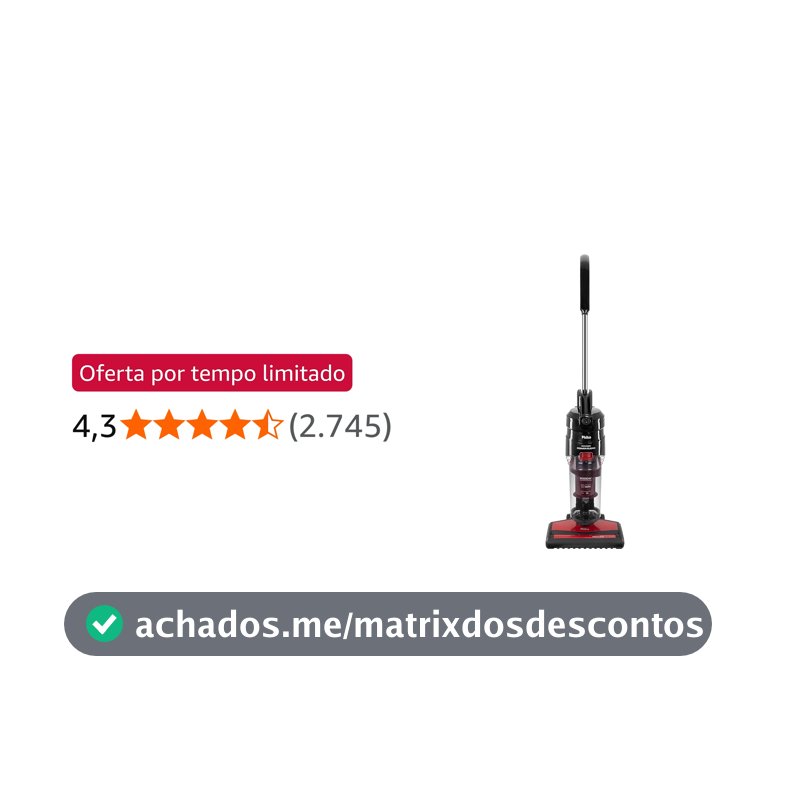 Philco Aspirador Pó Vertical Power Clean 2000W PAS4000V 127V