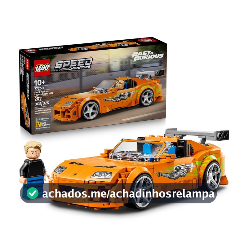 LEGO Speed Champions Velozes e Furiosos Toyota Supra MK4 77260