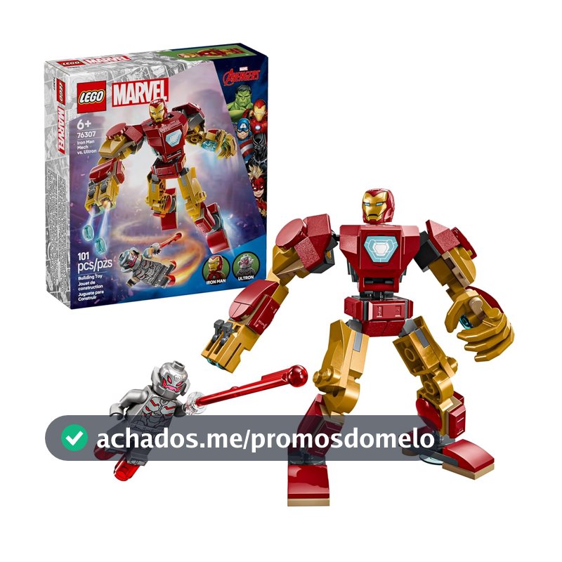 LEGO Super Heroes Marvel Robô do Homem de Ferro 76307 (101 Peças)