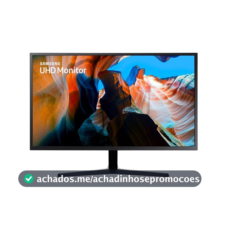 Monitor UHD Samsung 32", 4K, HDMI, Display Port, Freesync, Preto, Série UJ59