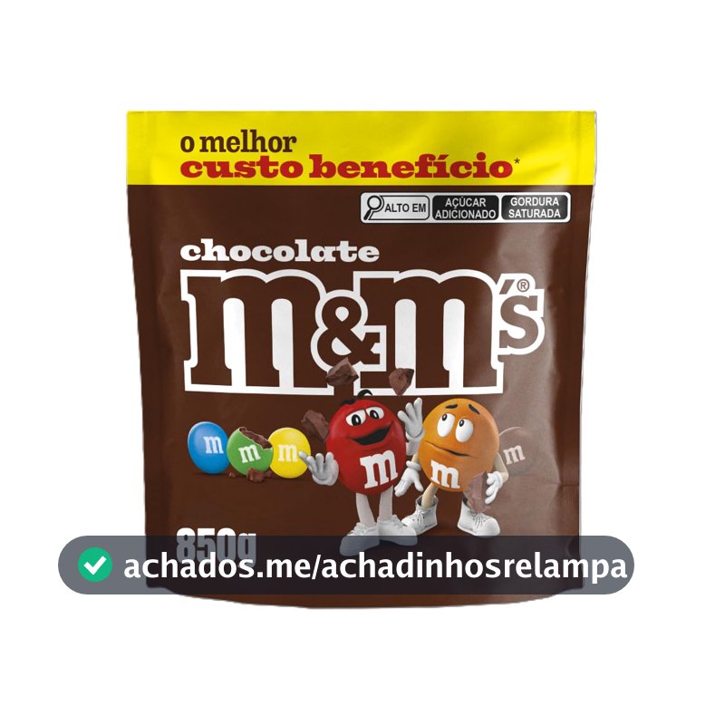 Chocolate M&M'S Ao Leite 850g