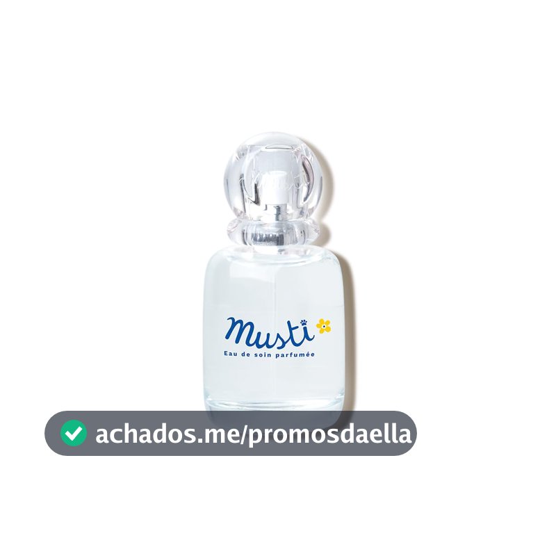 Musti Perfume Suave Mustela Bebê, Perfume Infantil, 97% de ingredientes de origem natural, 50ml, Mustela Bebê, 50 Ml