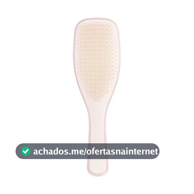 Tangle Teezer - Escova de cabelo desembaraçadora The Wet Detangler para texturas finas e frágeis. Ideal para o uso em cabelos molhados. Cor: Rosa