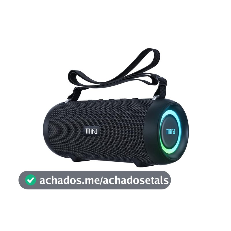 MIFA A90 Caixas de Som Portáteis Bluetooth, Alto-falante Bluetooth portátil IPX7 à prova d'água, 60W Bass, Emparelhamento estéreo sem fio, Mic embutido, Suporte Micro SD, USB, AUX-in, USB-C Charing