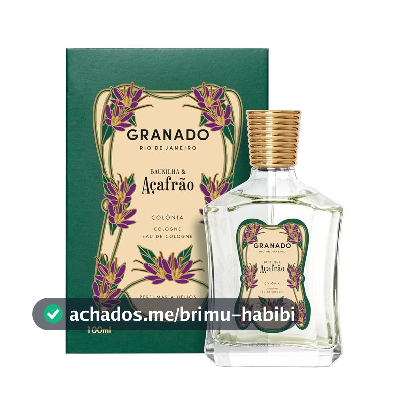 Granado Colônia, Vintage, Baunilha & Açafrão, 100ml