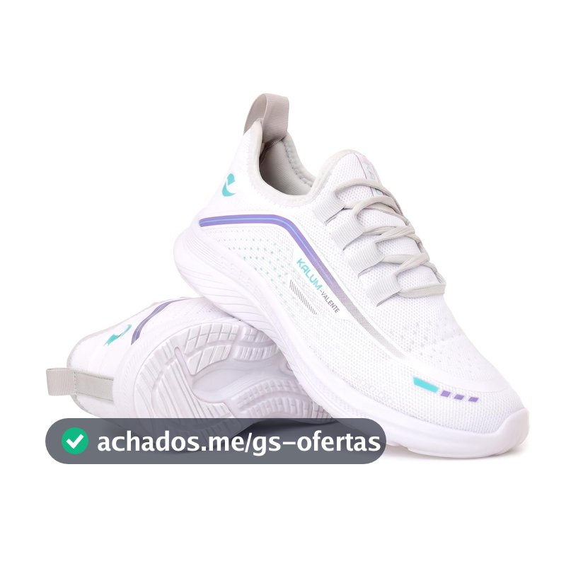 Tênis Academia Confortável Macio Leve Corrida Kalum Valente Feminino Masculino