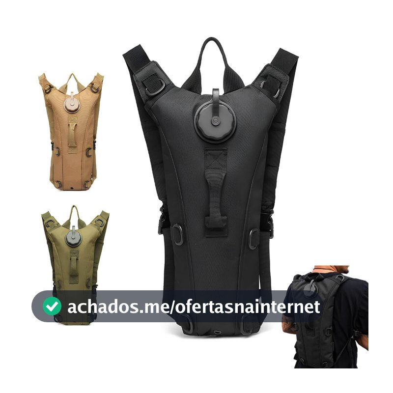 Mochila de Hidratação para Trilhas, Caminhadas e Ciclismo
