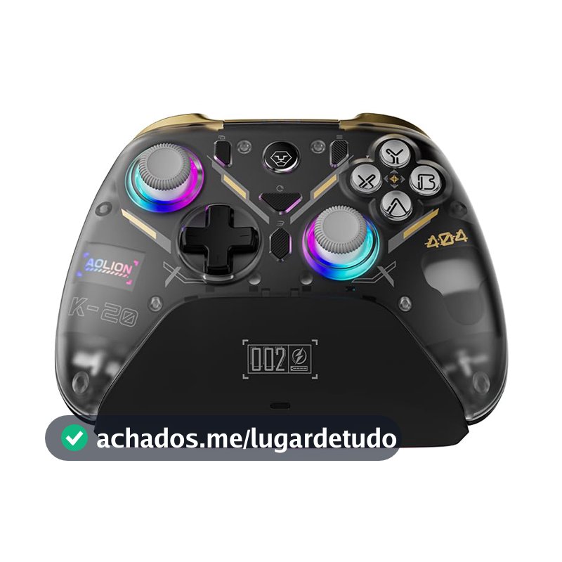 Profissional Controle sem Fio para Switch PC Hall Effect K20, Petro