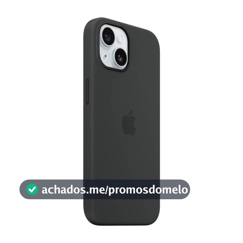 Apple Capa de silicone com MagSafe para iPhone 15 – Preto