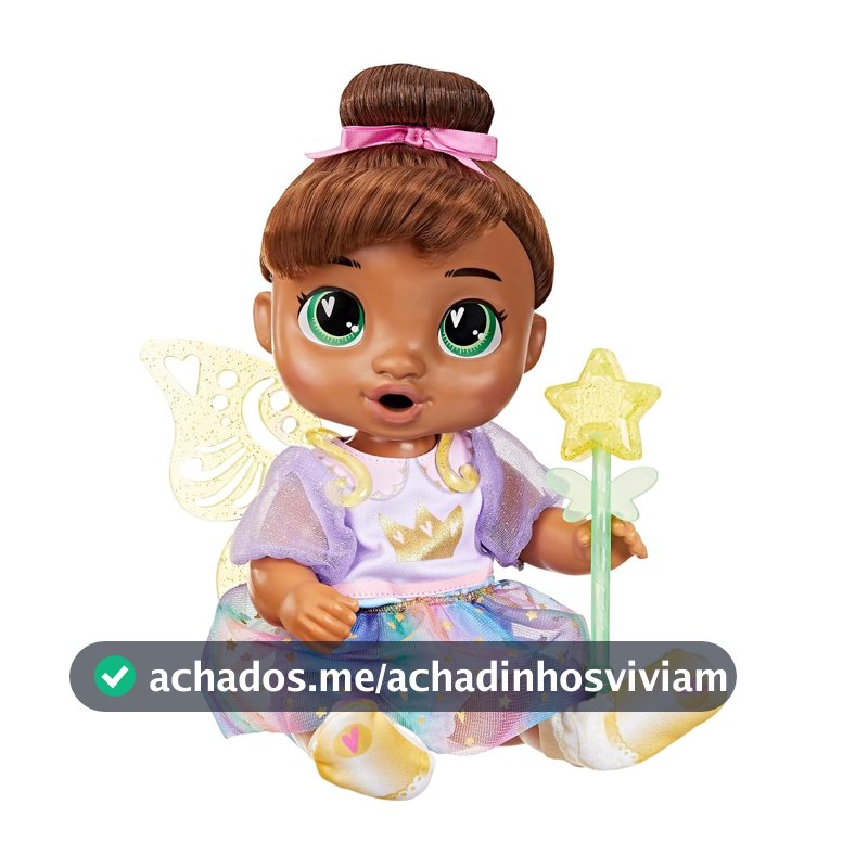 Baby Alive Fairy Fashions Sophia Sparkle Boneca Bebê