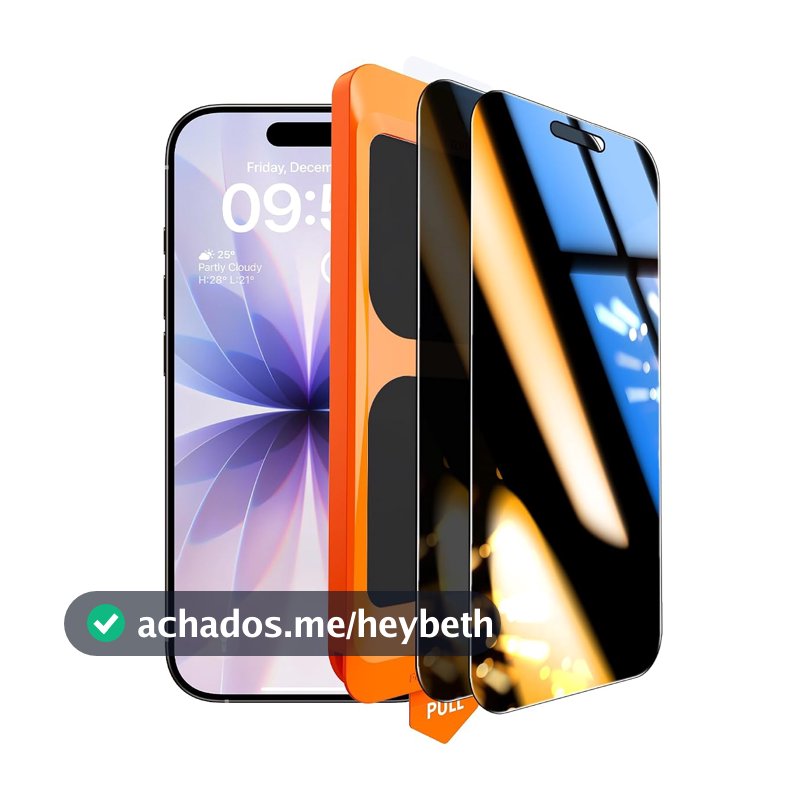 TOCOL Película Privacidade para iPhone 17 6.3", Instalação Fácil