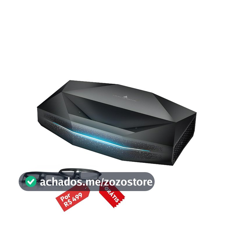 AWOL Aetherion Pro Projetor 4K, Laser RGB Triplo Ultra Curta Distancia, 2600 ISO Lumens, Google TV, Contraste 6000:1, Dolby Vision Gaming, Tela 200", Uso Diurno Cinema em Casa