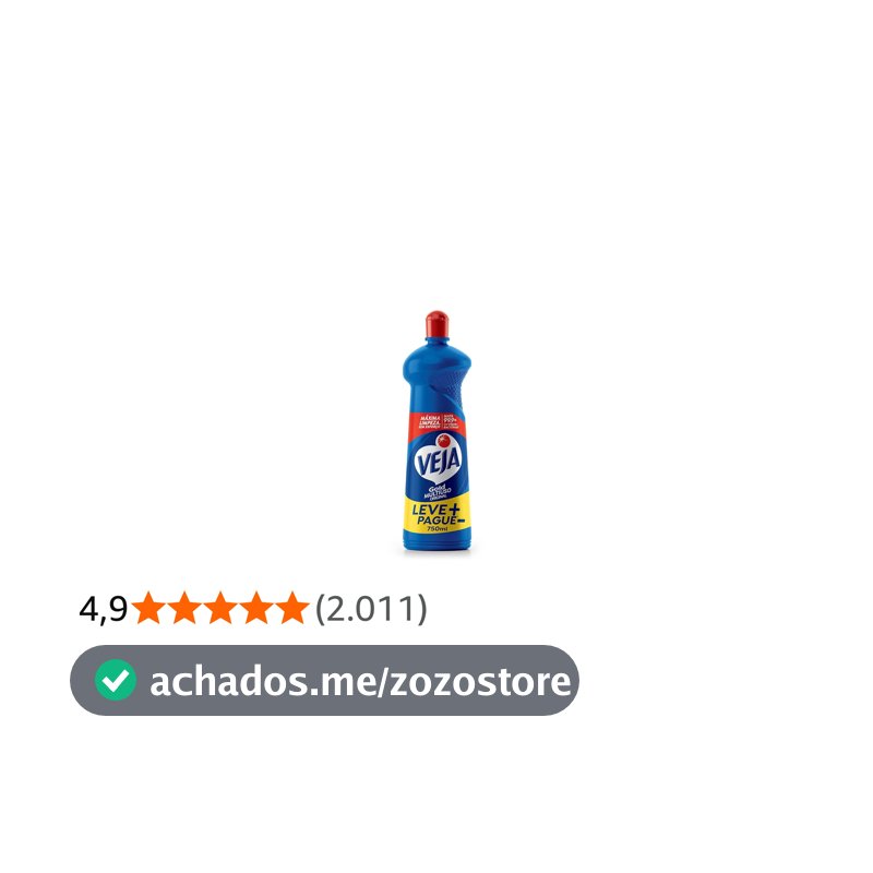 Limpador Multiuso Veja Gold Original 750ml Embalagem Econômica