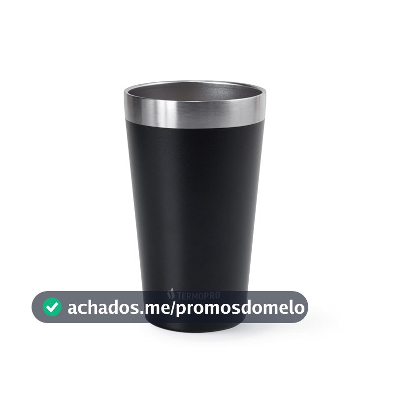 TERMOPRO Copo Térmico para Cerveja 473ml Preto