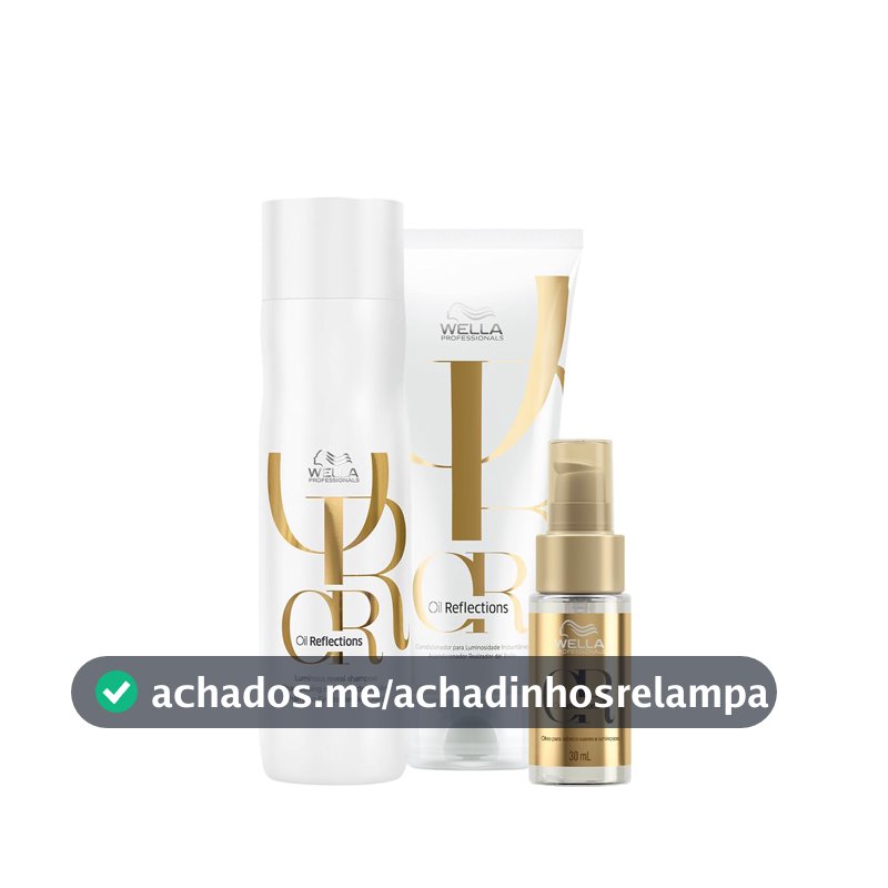 Kit Wella Professionals Oil Reflections Duo Oil 30 (3 produtos)