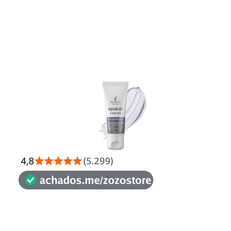 MANTECORP - Hidratante Epidrat Calm B5 - Hidrata e Acalma a Pele, Conforto Imediato, D-Pantenol