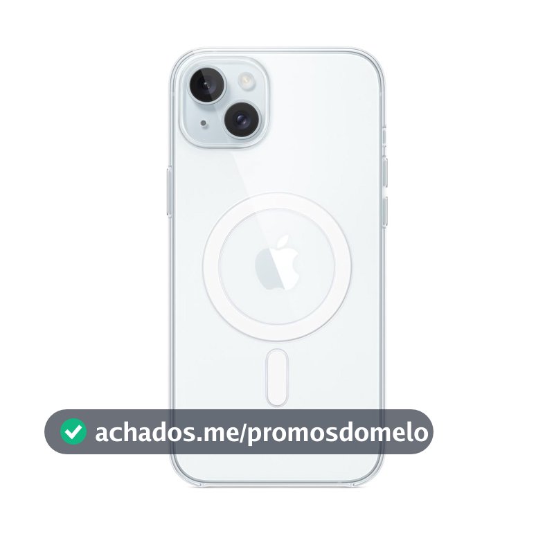Apple Capa transparente com MagSafe para iPhone 15 Plus